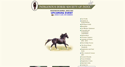Desktop Screenshot of horseindian.com
